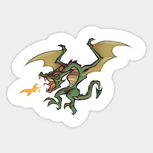 Dragon mascot Sticker